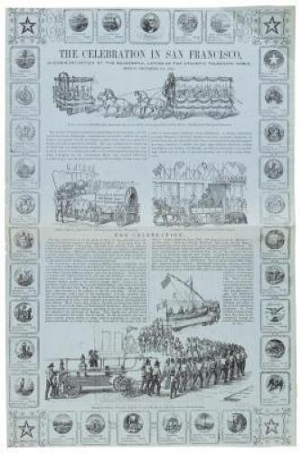 The Celebration in San Francisco, in Commemoration of the Successful Laying of the Atlantic Cable, Monday September 27th, 1858