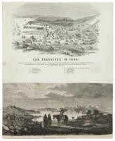 San Francisco in 1849. Taken from Broadway near Kearny Street. Drawn and Engraved by Thomas Armstrong, in the Fall of 1849, and republished by A. Rosenfield