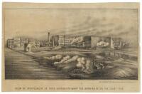 View of Montgomery St. from Sacramento Wharf the Morning After the Creat [sic] Fire