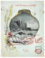 A Glimpse of Great Salt Lake Utah. On the Line of the Union Pacific System, &uml;The Overland Route.&uml;