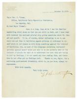 Letter from C.P. Huntington to Major Ben C. Truman, 1899