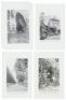 The Potter, Santa Barbara, California - set of menus in envelope - 2