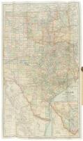 Map of Texas, Oklahoma and Indian Territory