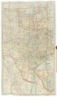 Map of Texas, Oklahoma and Indian Territory