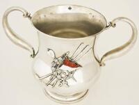 Gorham sterling silver loving cup trophy