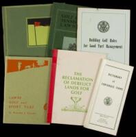 Six booklets on Turf for Golf Courses