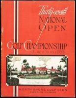 Thirty-Seventh National Open Championship, United States Golf Association, Played on the Course of The North Shore Golf Club, Glenview, Illinois, June 8, 9, 10, 1933. Official Souvenir Book and Program