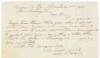 Letter to George Washington descendant from his Mt. Vernon overseer - 4