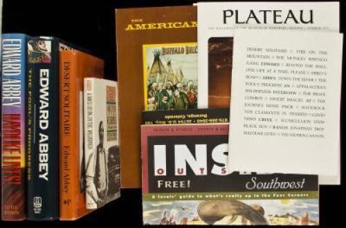 Four titles by Edward Abbey plus a few other items