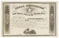 Texas Association Stock Certificate