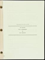 Kaleidoscope: An Outline for a Screenplay