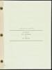 Kaleidoscope: An Outline for a Screenplay