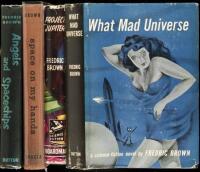 Four Science Fiction & Fantasy titles by Fredric Brown