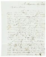 Capture of Black Seminole insurgents, near the end of the War in Florida; Autograph Letter Signed