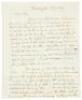 Letter relating to Massachusetts Congressman's views on Abolitionism