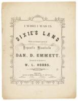 I Wish I Was in Dixie&rsquo;s Land Sheet Music
