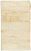 Grand Jury arraignment of Maryland slave Solomon, with other slaves, murdered his master