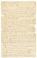 Original manuscript statement of legal argument on the issue of Negro slave identity