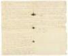 Original manuscript statement of legal argument on the issue of Negro slave identity - 2
