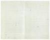 Letter mentioning a benefit Fair held by &ldquo;the colored people&rdquo; - 2