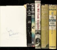 Six volumes in the Judge Peck and Mill Creek Irregulars series, 3 of them inscribed and signed