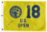 1992 U.S. Open flag, signed by Tom Kite