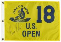 1994 U.S. Open flag, signed by Ernie Els