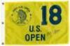 1995 U.S. Open flag, signed by Corey Pavin