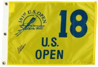 2001 U.S. Open flag, signed by Retief Goosen