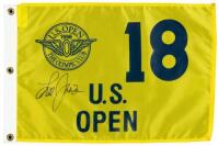 1998 U.S. Open flag, signed by Lee Janzen