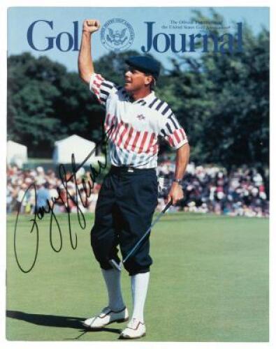 Golf Journal USGA Magazine - signed by Payne Stewart
