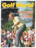 Golf World Magazine - signed by Jack Nicklaus