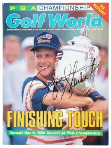 Golf World Magazine - signed by Payne Stewart