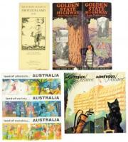 Four brochures or travel directories featuring golf