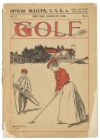 Golf: Official Bulletin, U.S.G.A., Vol. II, No. 2 (February 1898)