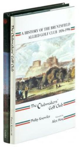 Pair of hardcover Scotland club histories