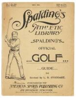 Spalding's Official Golf Guide Containing the Official Rules and Regulations as Authorized and Adopted by the United States Golf Association, Together with the Constitution and By-Laws of Clubs...