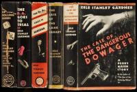 Seven first editions of mysteries by Erle Stanley Gardner, 6 in dust jackets, 1 signed