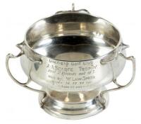 1913 Glenelg Golf Club 3 handled sterling silver trophy