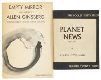 Two titles signed by Allen Ginsberg