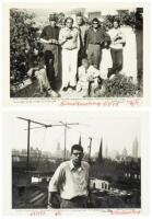 Two picture postcards signed by Allen Ginsberg