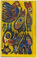 Original oil painting by Kenneth Patchen