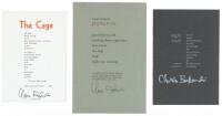 Three small broadsides by Charles Bukowski - all signed