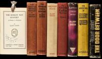 Eleven of the first Twelve Ellery Queen mysteries, the first one inscribed by Dannay
