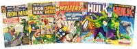 MARVEL: Lot of Five Comics: HULK Nos. 103 and 104 * JOURNEY INTO MYSTERY No. 100 * TALES OF SUSPENSE Nos. 54 and 60