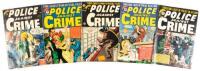 POLICE AGAINST CRIME Nos. 1-5 * Lot of Four Comics