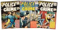 POLICE AGAINST CRIME Nos. 7, 8 and 9 * Lot of Three Comics