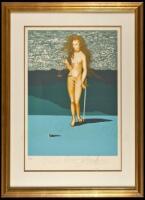 Goddess of Justice - signed lithograph