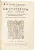 De re Vestiaria Libri Septem - 2