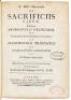 R. Mosis Majemonide de Sacrificiis Liber. Accesserunt Abarbanelis Exordium, Prooemium commentariorum in Leviticum: et Majemonidae Tractatus de Consecratione Calendarum, et De Ratione Intercalandi. - 2